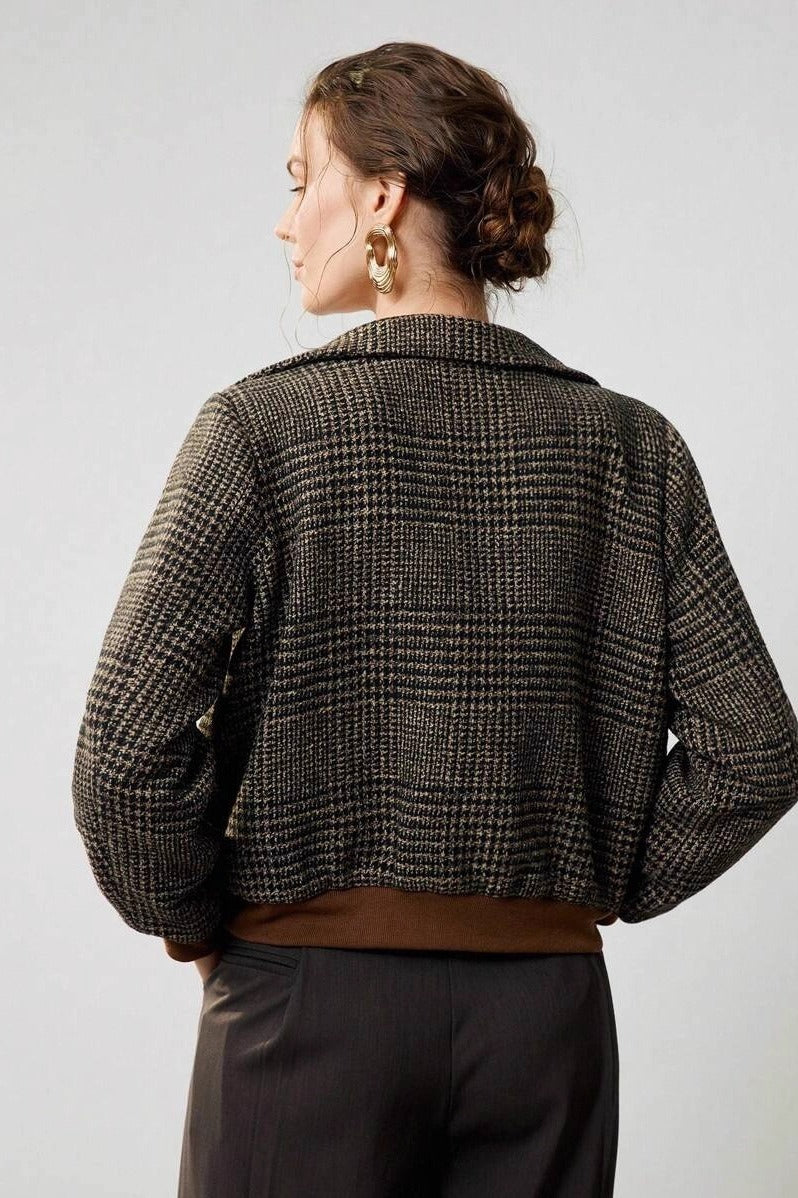 Plaid Oversized Vintage Jacket